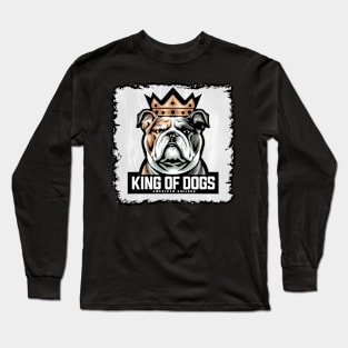 American Bulldog, The King Of Dogs Long Sleeve T-Shirt